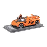 그레이 스웨이드 표시 바닥층+1:24 Koenigsegg, 오렌지
