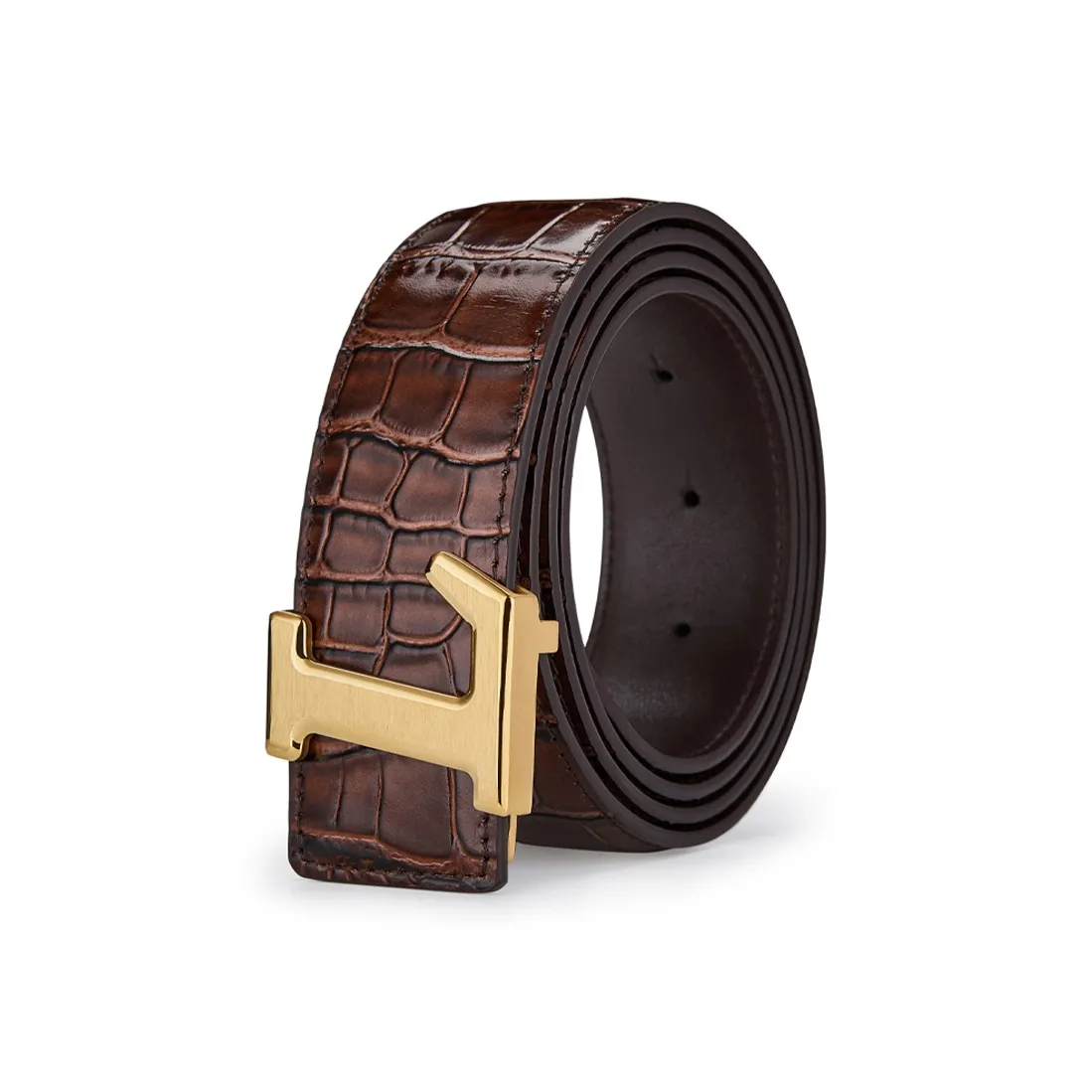 GUSKI Ремни из натуральной коровьей кожи мужской 3,8 см