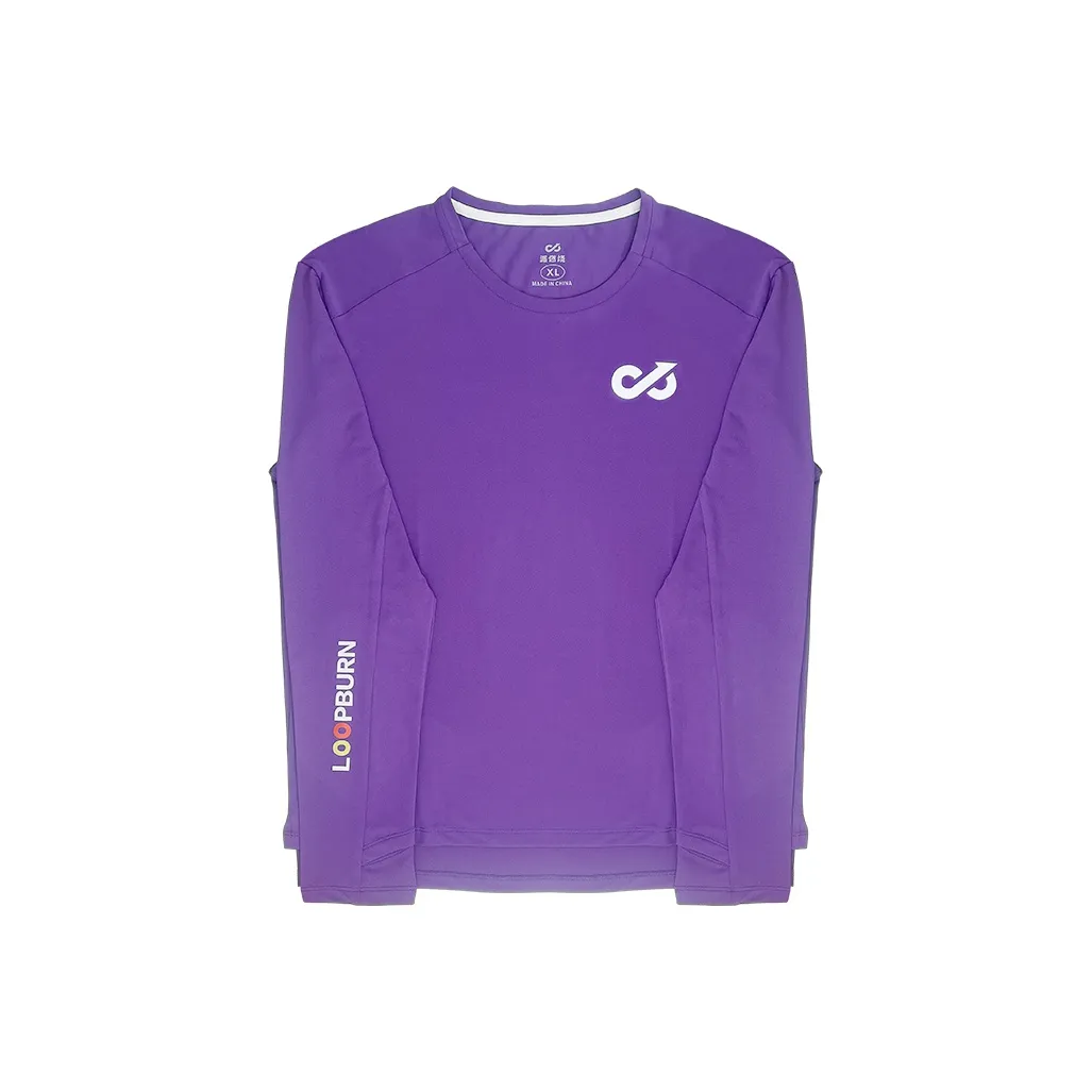 LOOP BURN Толстовка Облегающий крой Удобные Спортивные Повседневный Быстросохнущий Отводящий Пот Унисекс