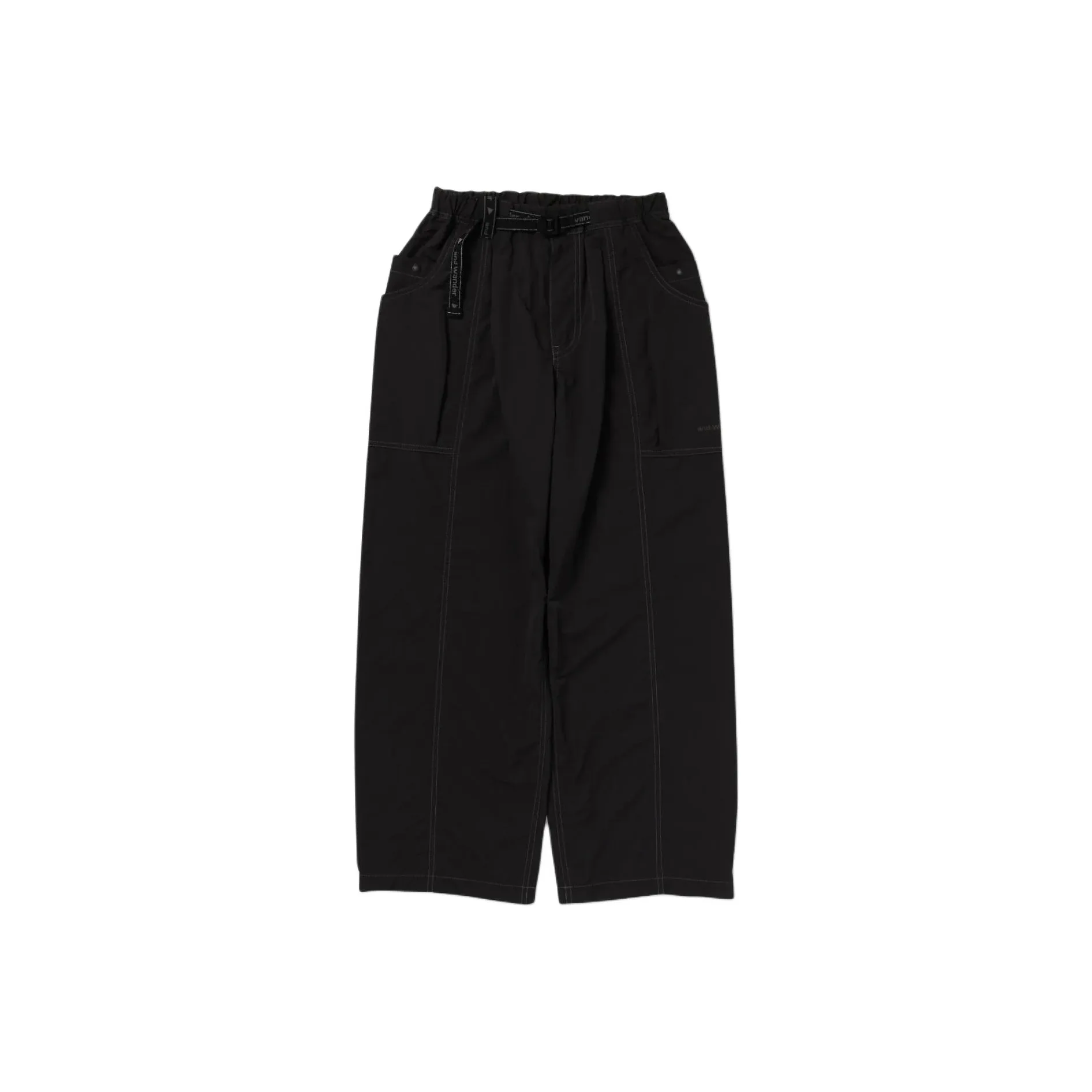 And wander Collaboration FW25 Crinkled Nylon Cargo Pants Unisex Анд вандер Коллаборация FW25 Crinkled Nylon Карго Брюки Унисекс