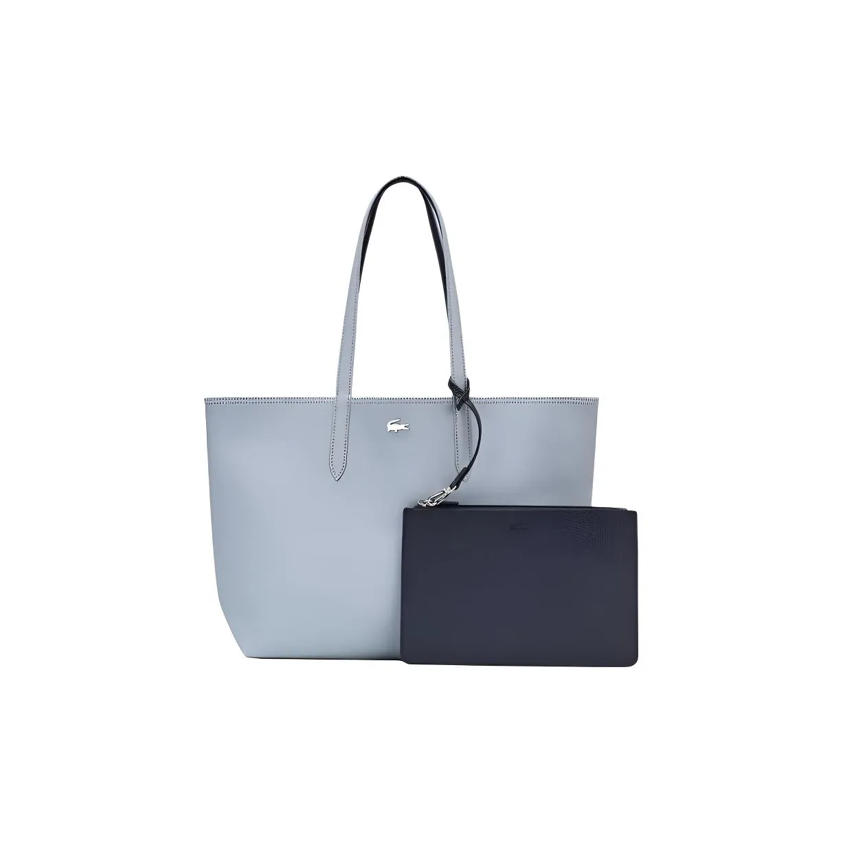 LACOSTE Fashion Minimalist Style Тоут Сумка Сумка для покупок Сумка на плечо Женская Серый Синий