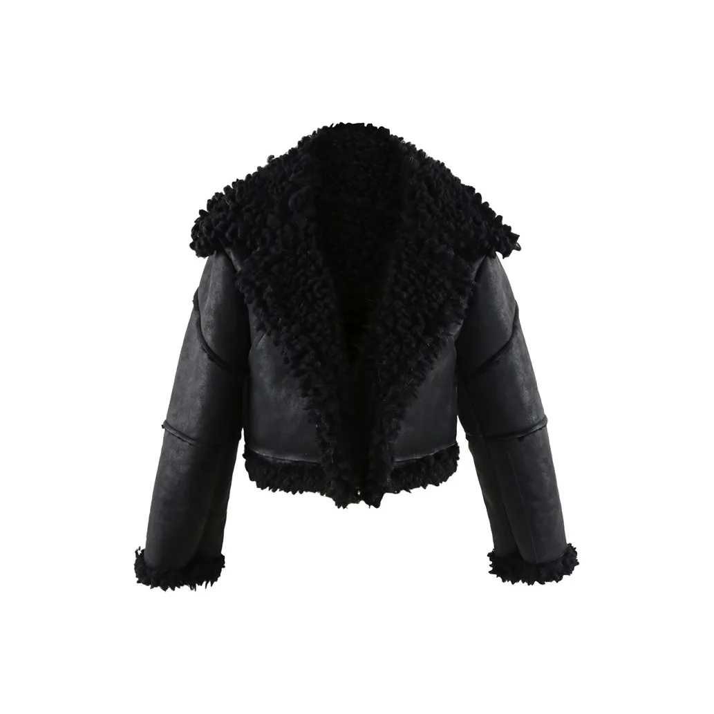 TSGM Черный Женские Меховые изделия