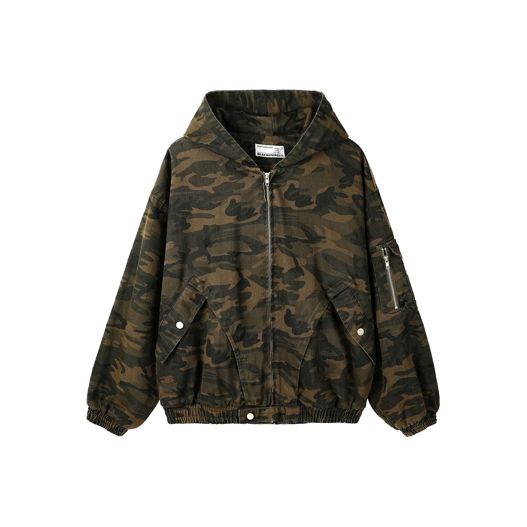 ICH MODE Камуфляж Унисекс Куртки