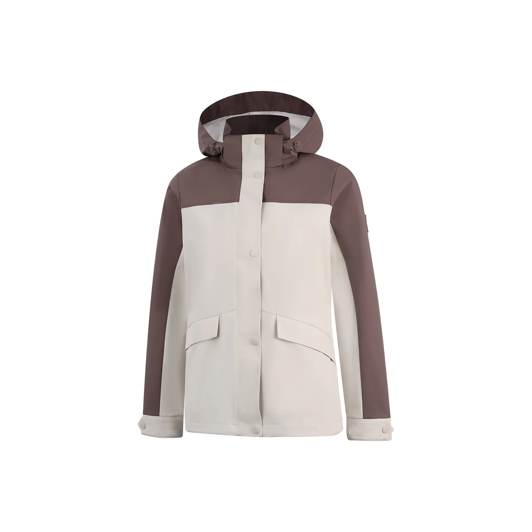 LINING Гравий Белый Серый/Sunken Wood Коричневый Женская Тренч