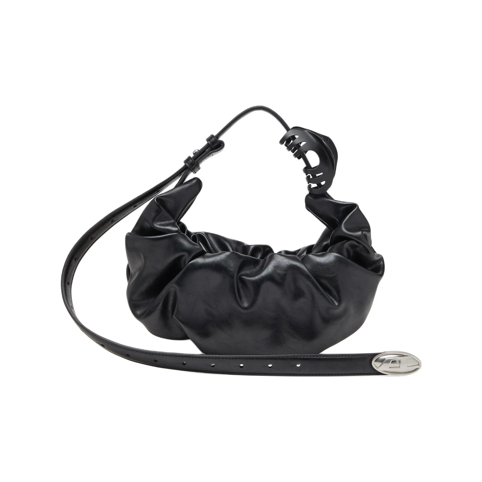 DIESEL Полиуретан Плечо Сумка Маленькая Женская Черная