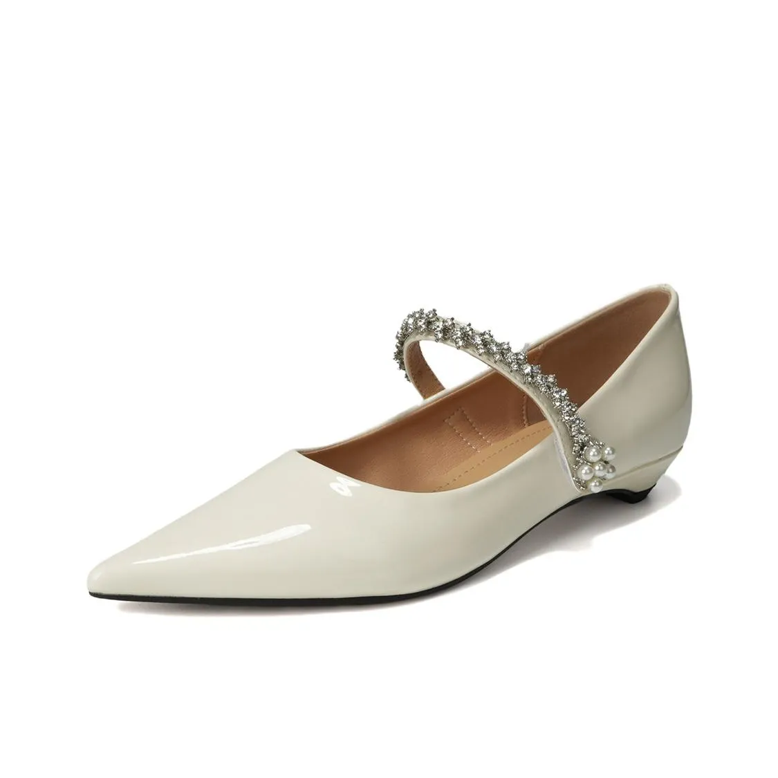 Lan Miao Грубый каблук Мэри Джейн Туфли Женские