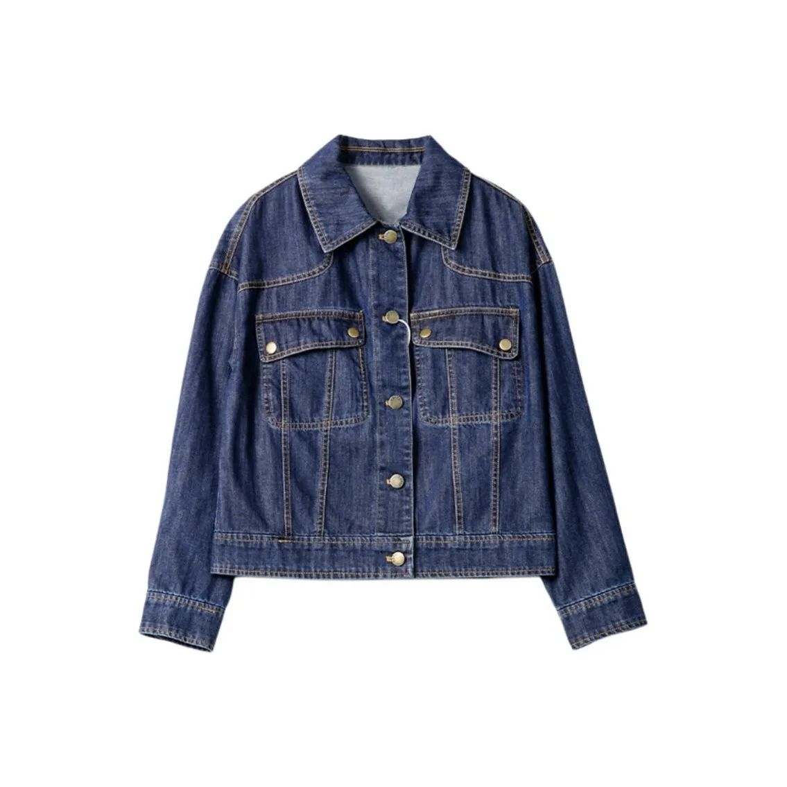 IUNOP Коммутирование Похудение 100% хлопок Укороченный Куртка Женские