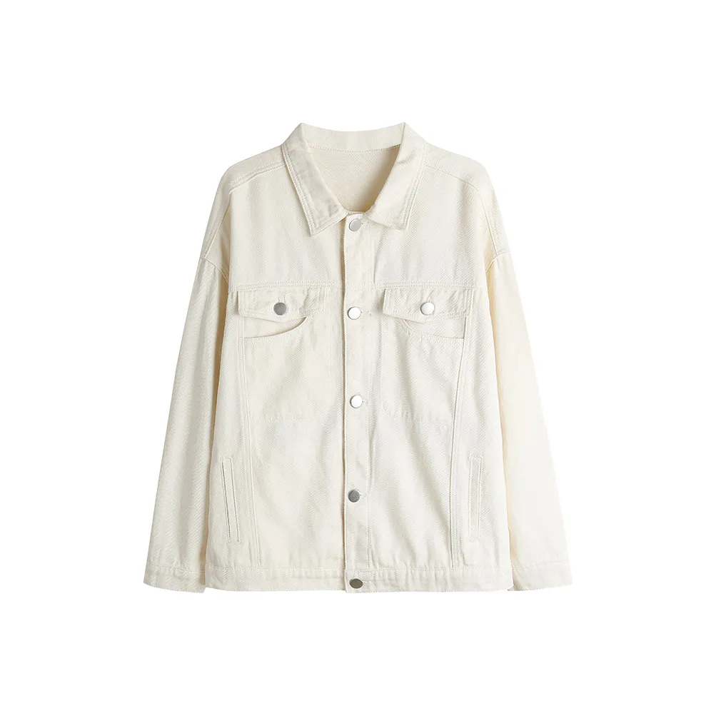 JOSR Бежевый Абрикос Женские Джинсовые Куртки