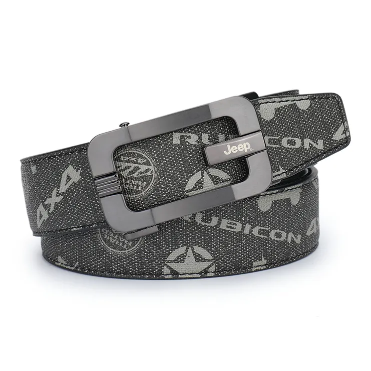 Jeep Мужской ремень из настоящей коровьей кожи 3,5 см