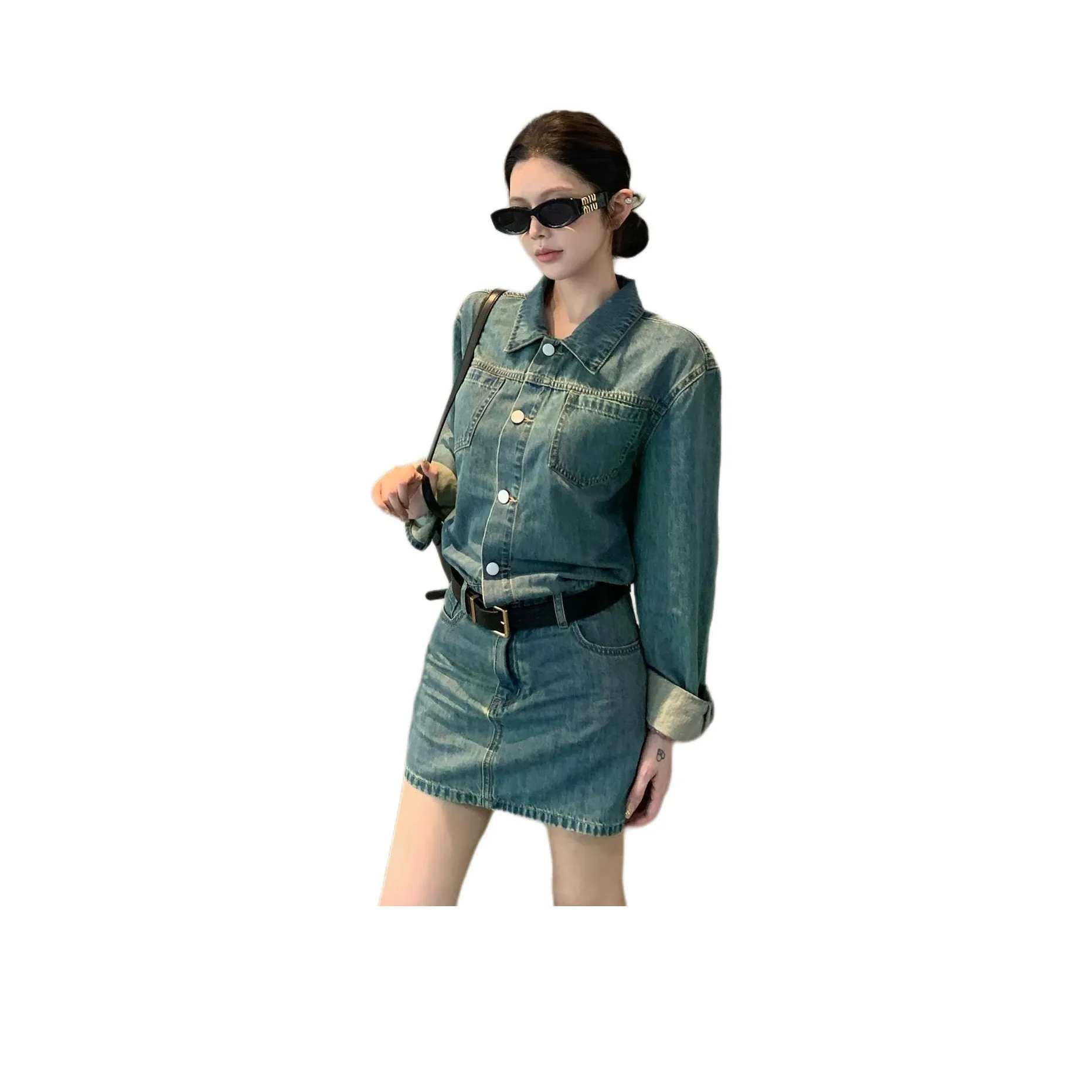 SISTER TITI Длинное платье с длинными рукавами женское