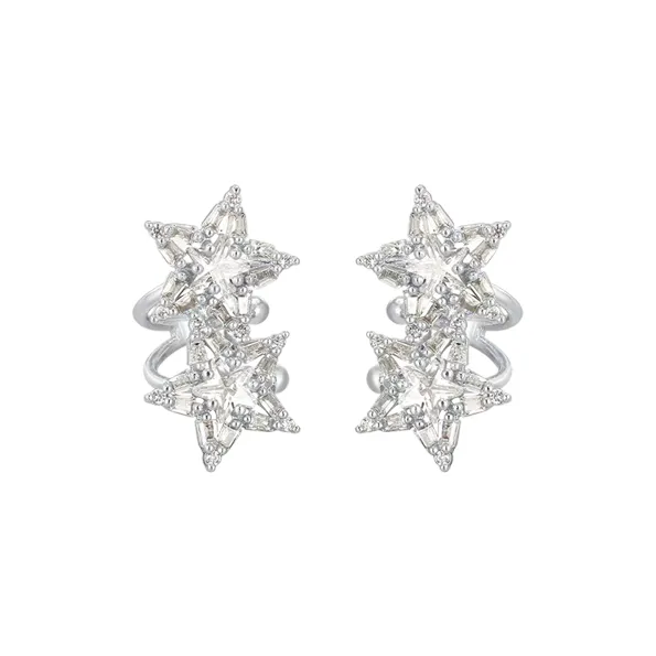 WANLIACC Сплав Нижняя заколка Серьги On Unisex