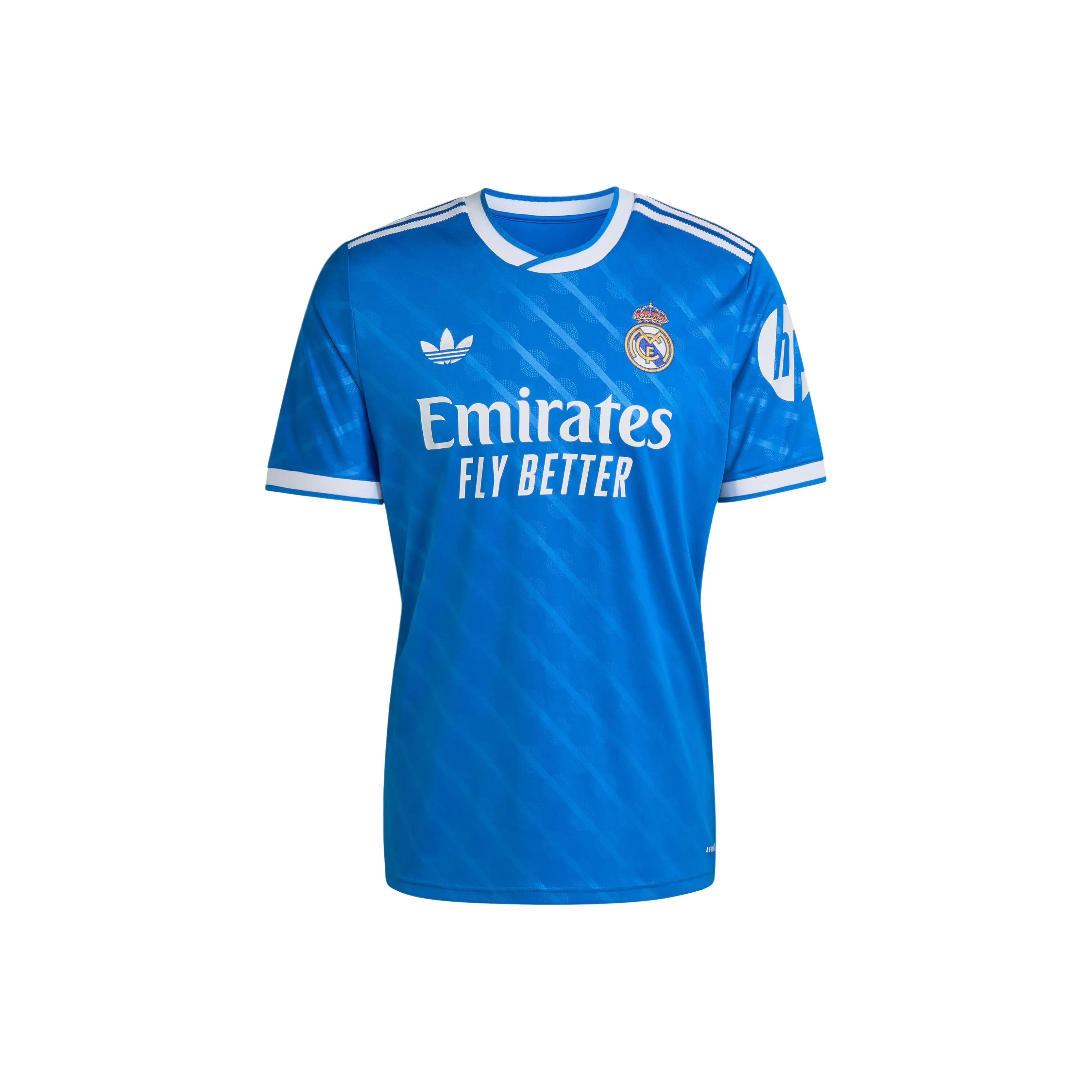 Adidas Originals Real Madrid SS25 25 26 THIRD Джерси Футбол Джерси Мужской Bird Перо Синий