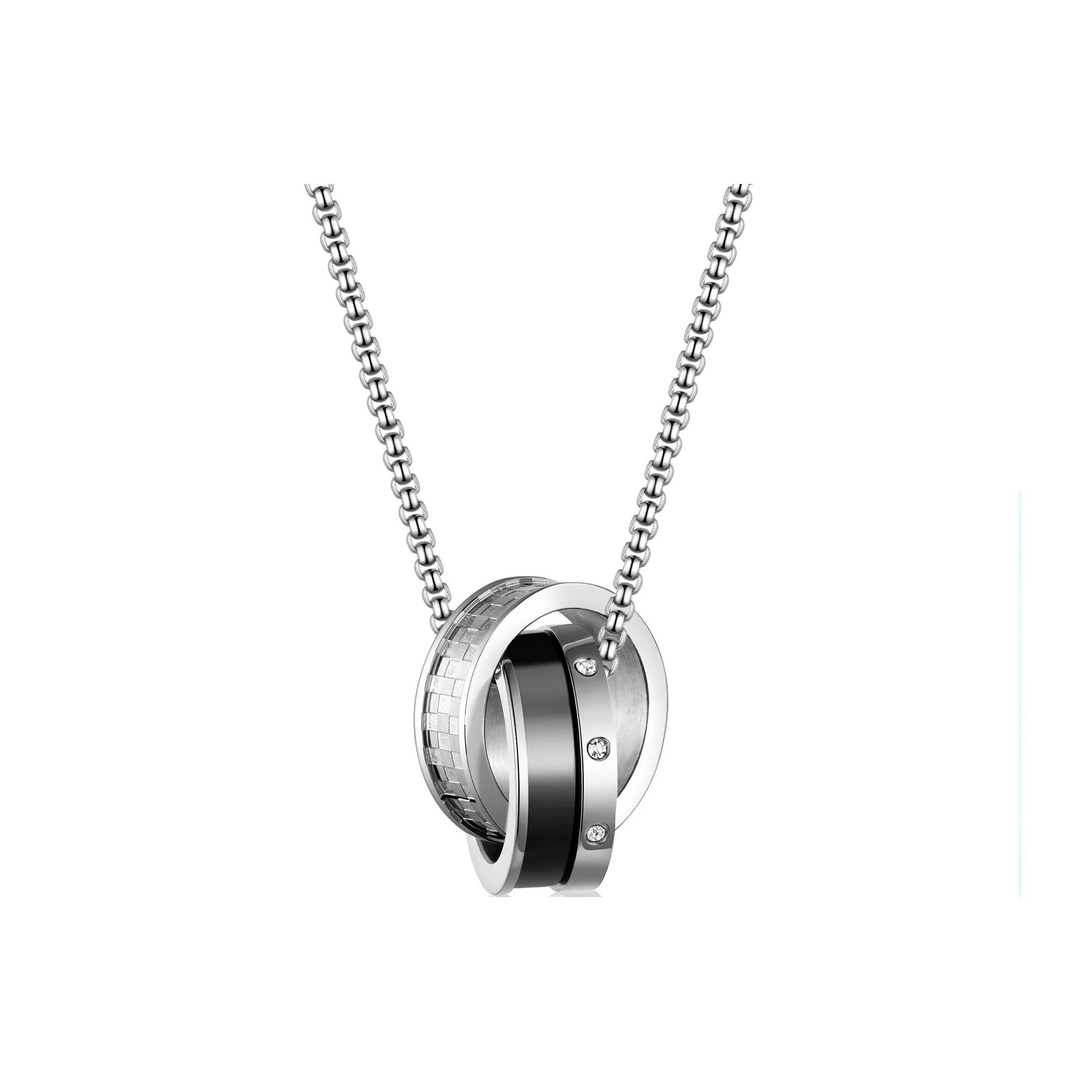 Disney Титановые стальные ожерелья мужские серебряные