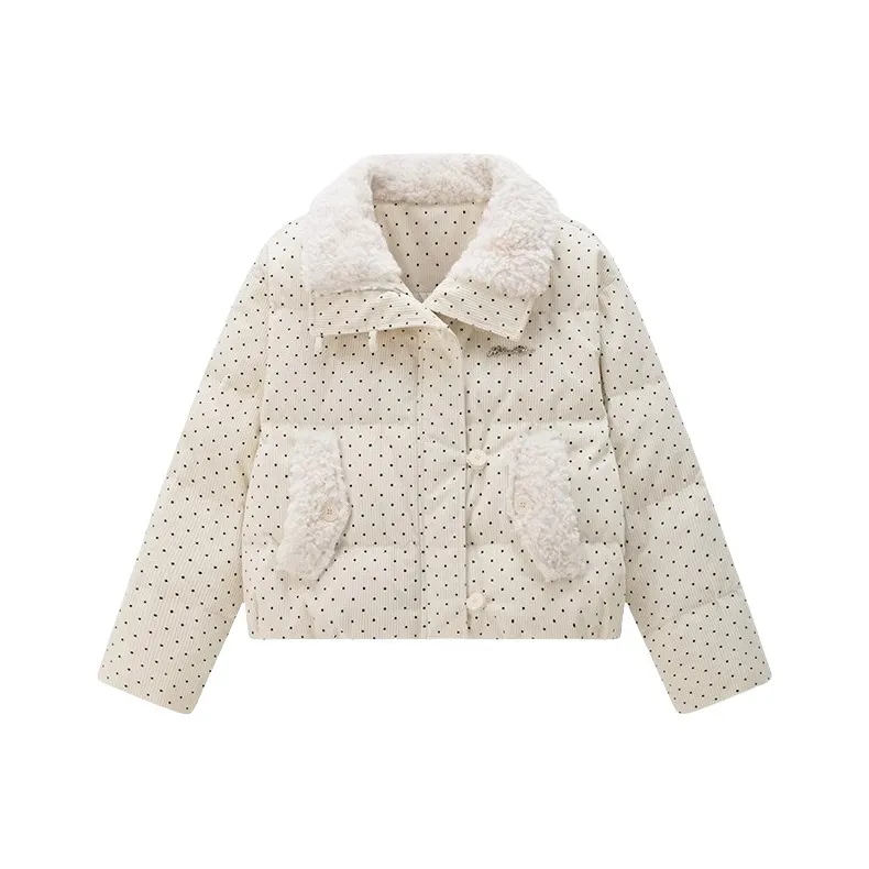 KKX Белый Женский пуховик