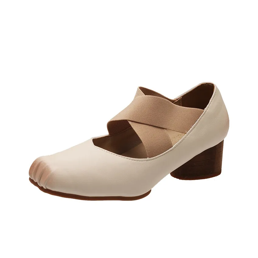 CAOT Грубый каблук Мэри Джейн Женские туфли