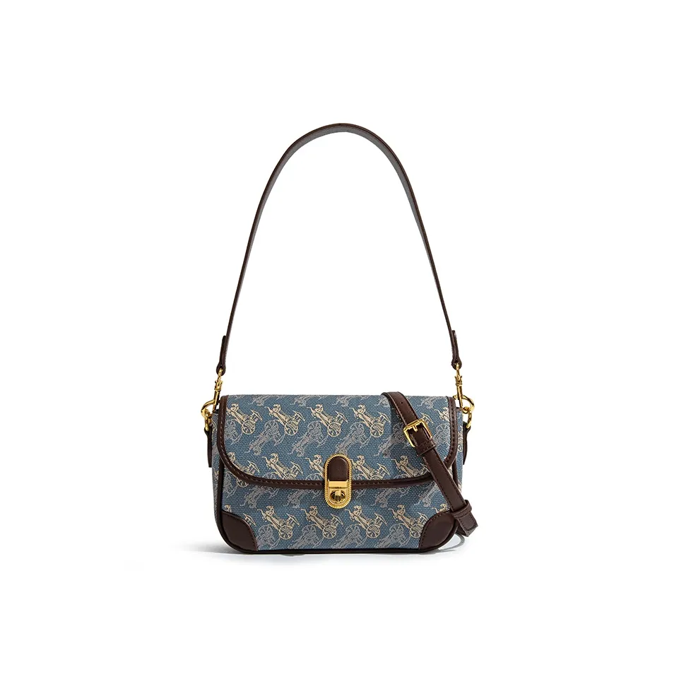 CentarlKatty Полиуретан Синтетическая Кожа Сумка через плечо Женская Carriage Синий Кофейный