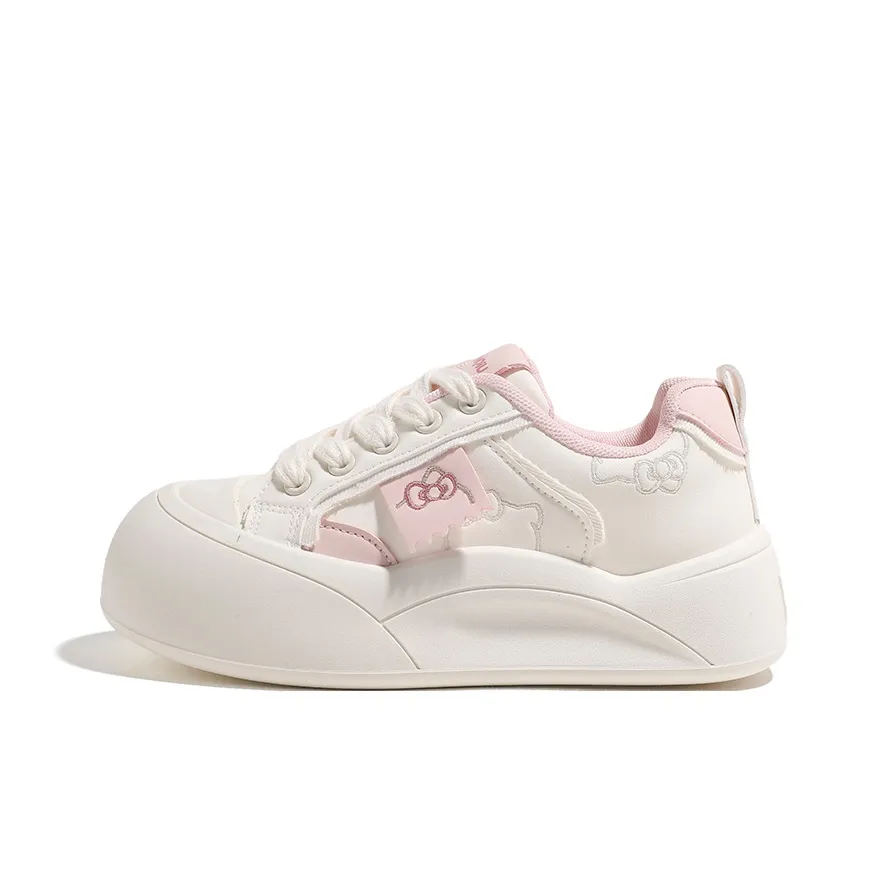 HUANQIU Водонепроницаемый устойчивый к истиранию легкий низкий топ кеды для скейтбординга женские бежево-розовые