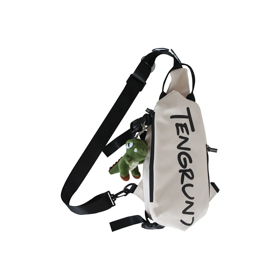 KOUDIXIONG Нейлоновые сумки через плечо Стандартные Подростки Белый Серый Черный Армейский зеленый