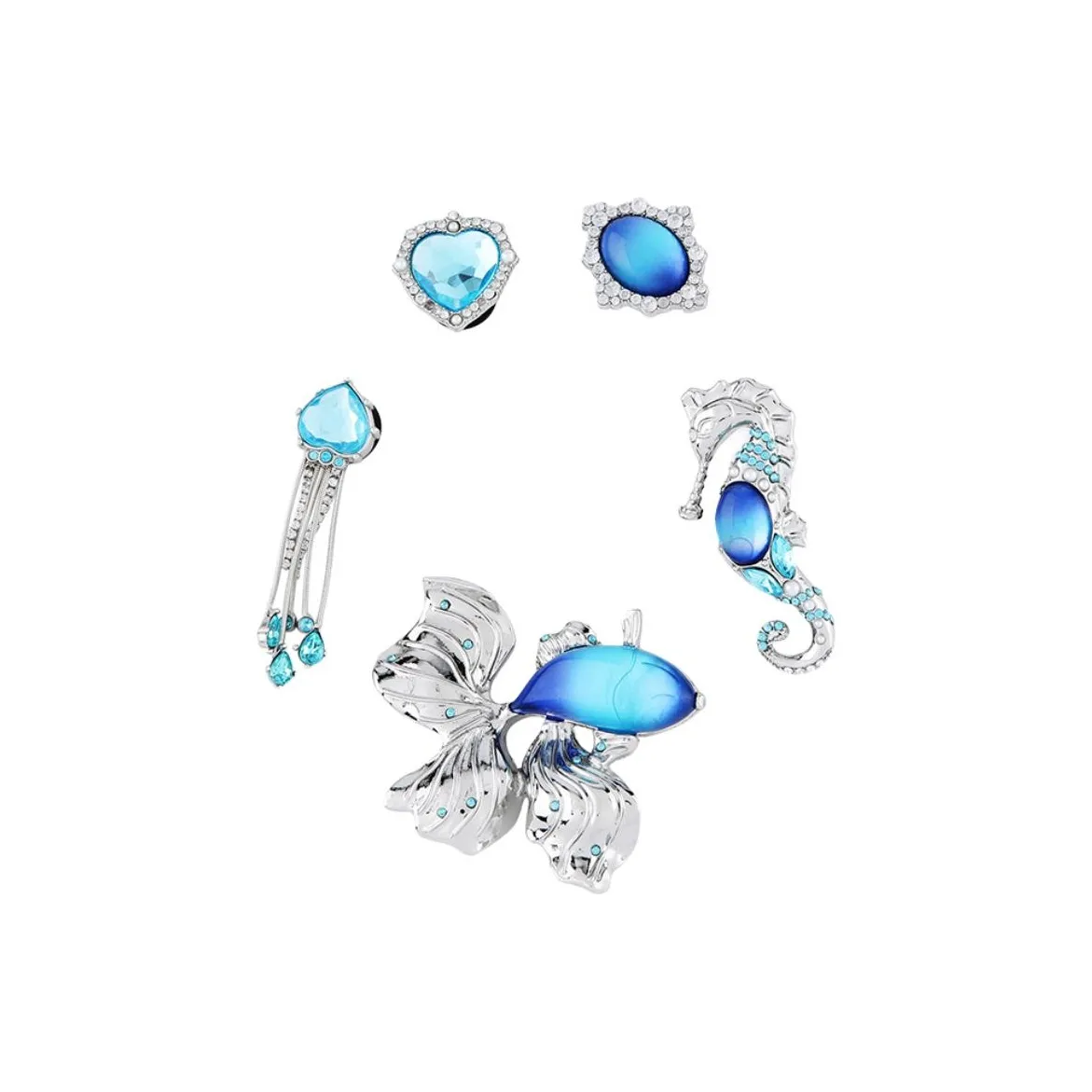 Crocs Цинковый сплав Обувь Пряжка Унисекс Синий