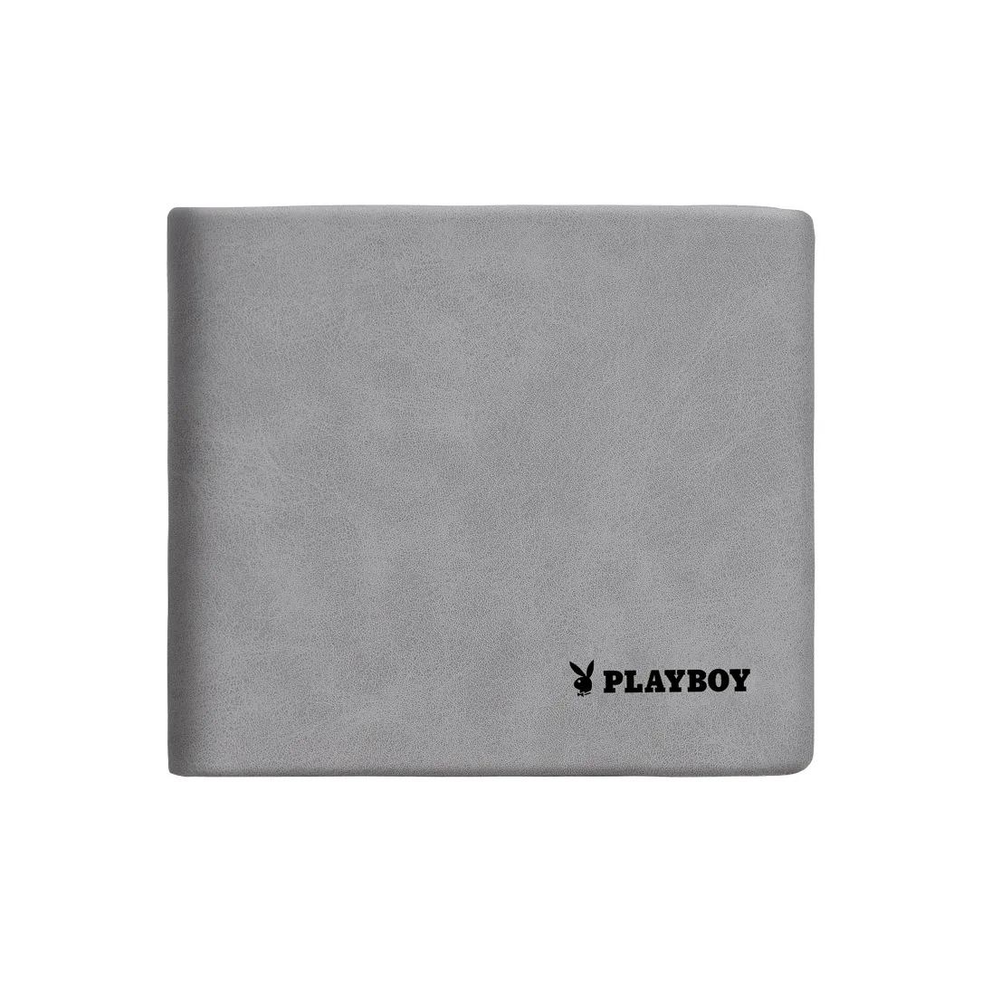 Playboy ПУ (полиуретан) Кошелек Унисекс Серый Черный Синий