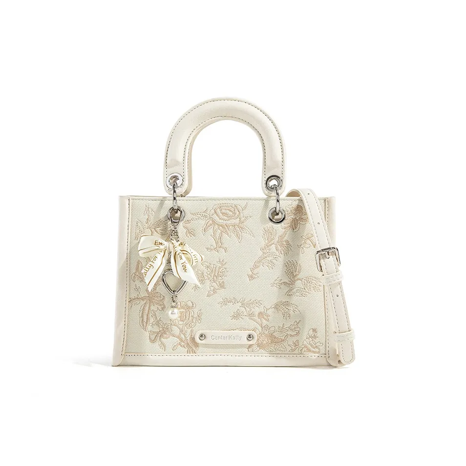 CentarlKatty Полиуретан Синтетическая Кожа Сумка Стандартная Женская Вышивка и Золото