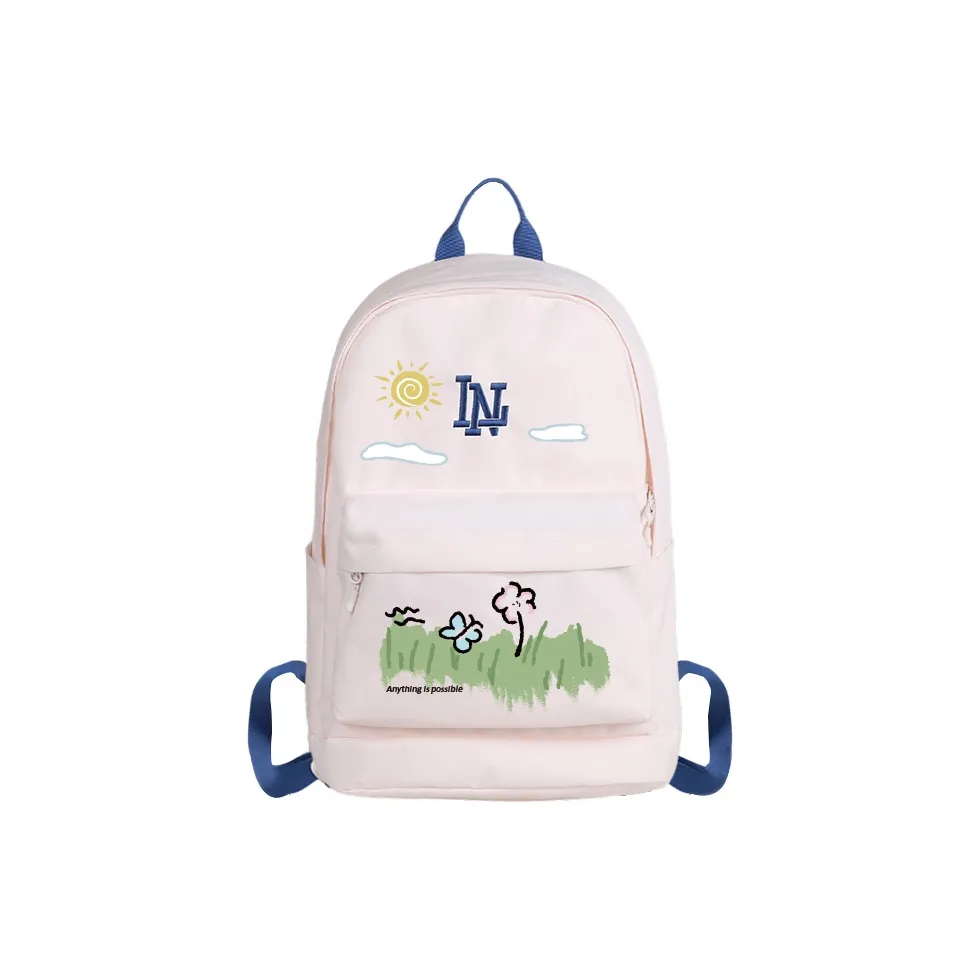 Лайнер Полиэстер Рюкзак Стандартный Унисекс Бежевый