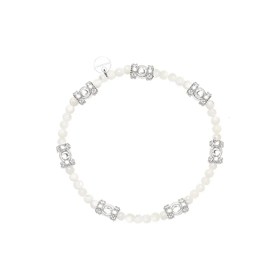 INSENSORY Белый Перламутровый Браслеты Унисекс Многоцветные