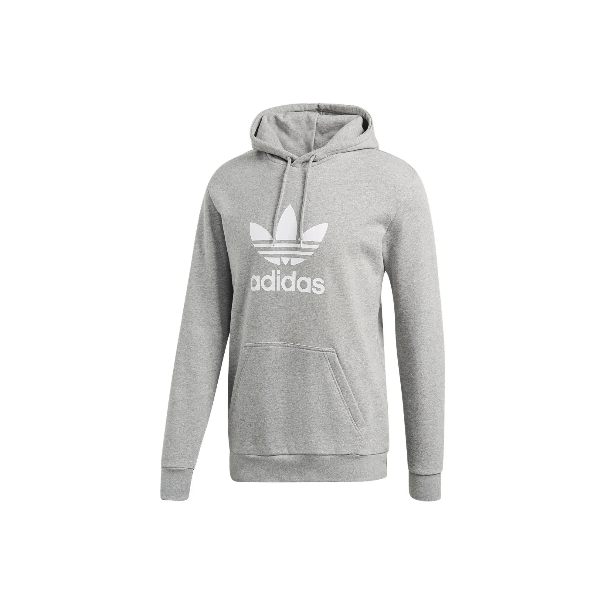 Adidas Originals Trefoil Hoodie Толстовка Японская версия Мужская Светло-Серый