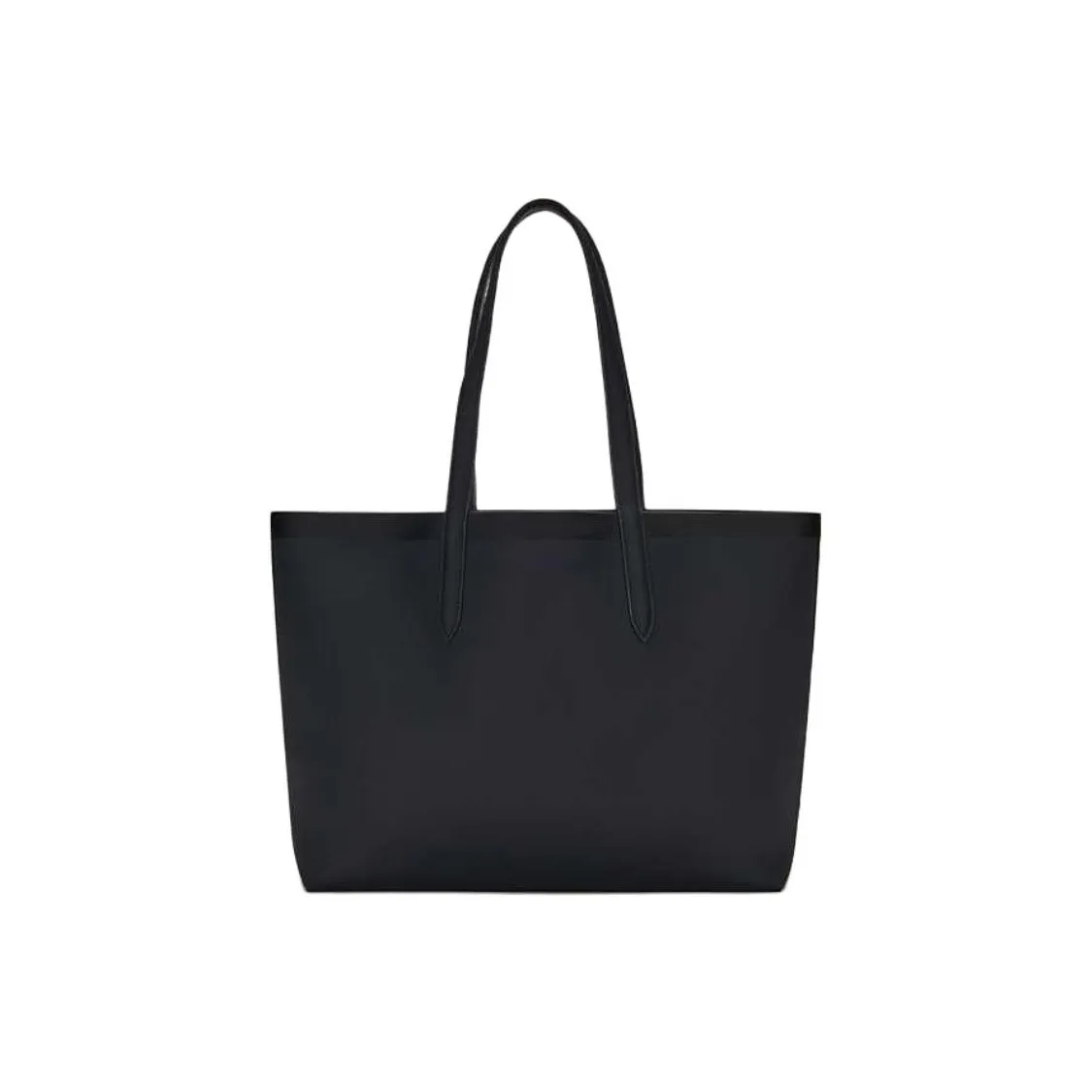 LACOSTE DUAL двусторонняя сумка Tote сумка для покупок сумка через плечо большая женская черная темно-фиолетовая красная