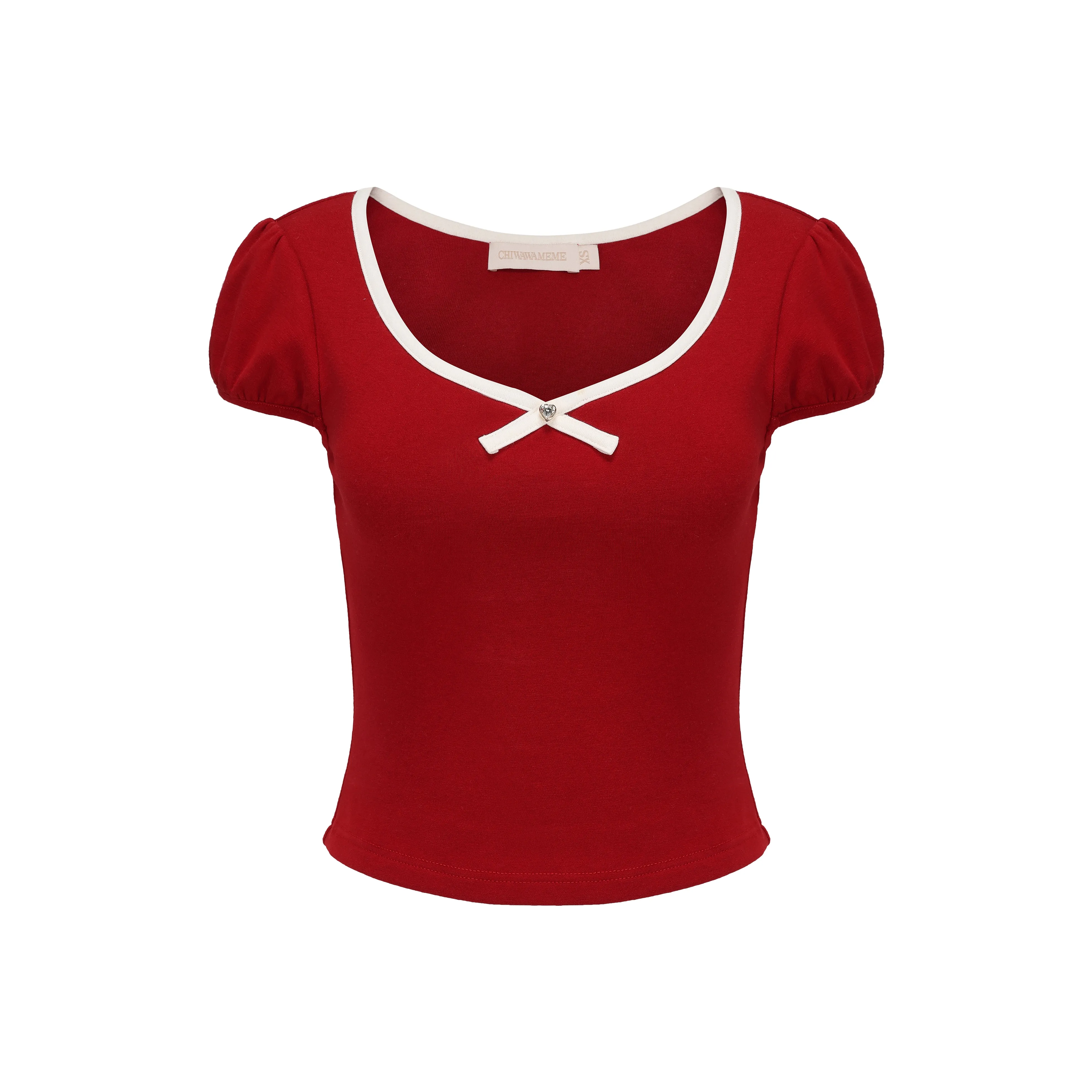 CHIWAWAMEME Красный Женские T-рубашки