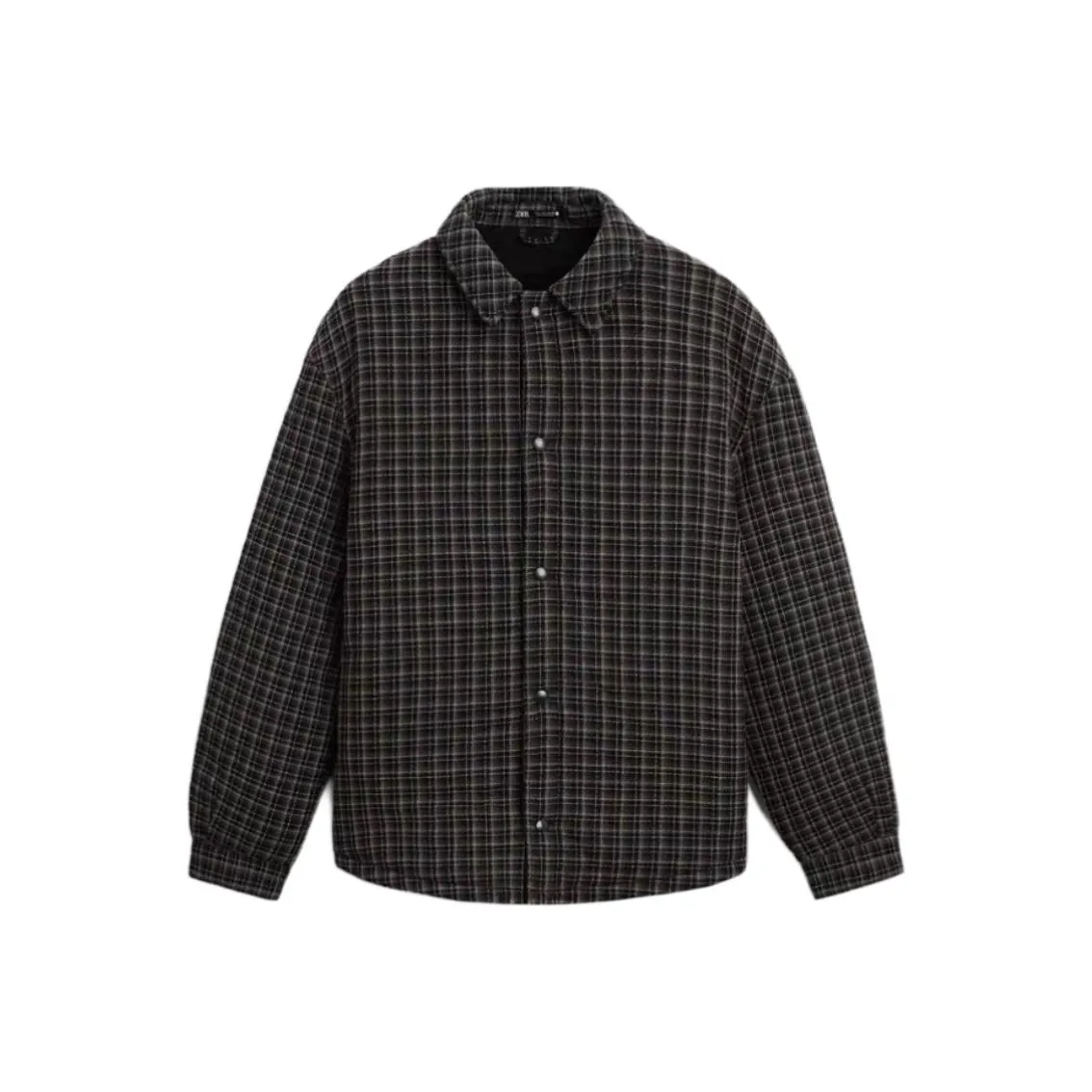 ZARA Collaboration Черный Коричневый Мужские пуховики