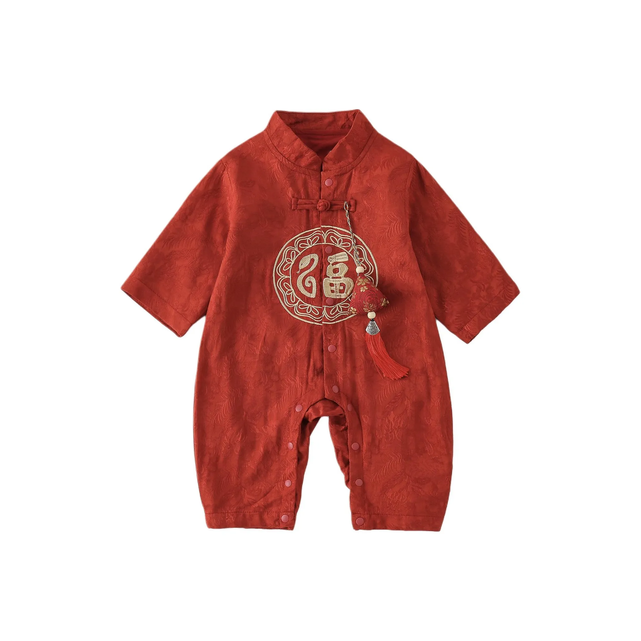 XiaoJinBu Бургунди Комбинезоны / Ползунки для малышей