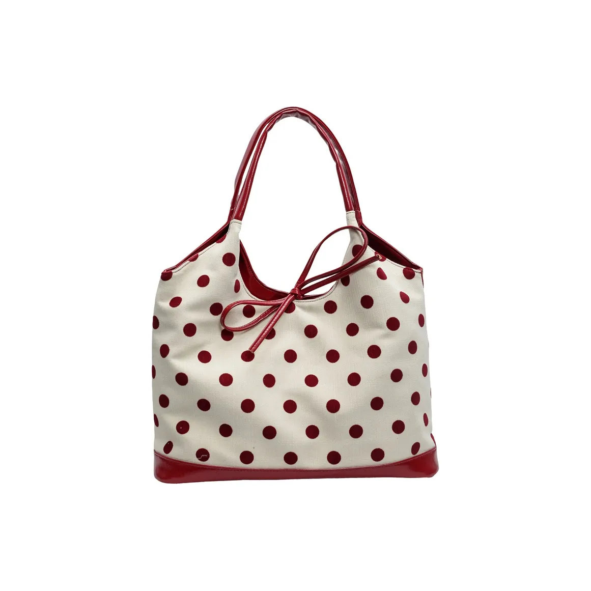 TOUTSEUL YOLO ПУ (полиуретан) Подмышечный Сумка на плечо Женские Красный Горох Черный Горох Черный