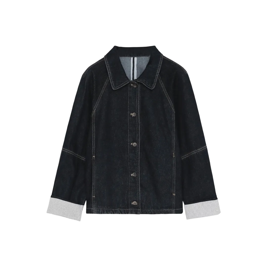 JOSR Темно-синий, женский, джинсовые куртки