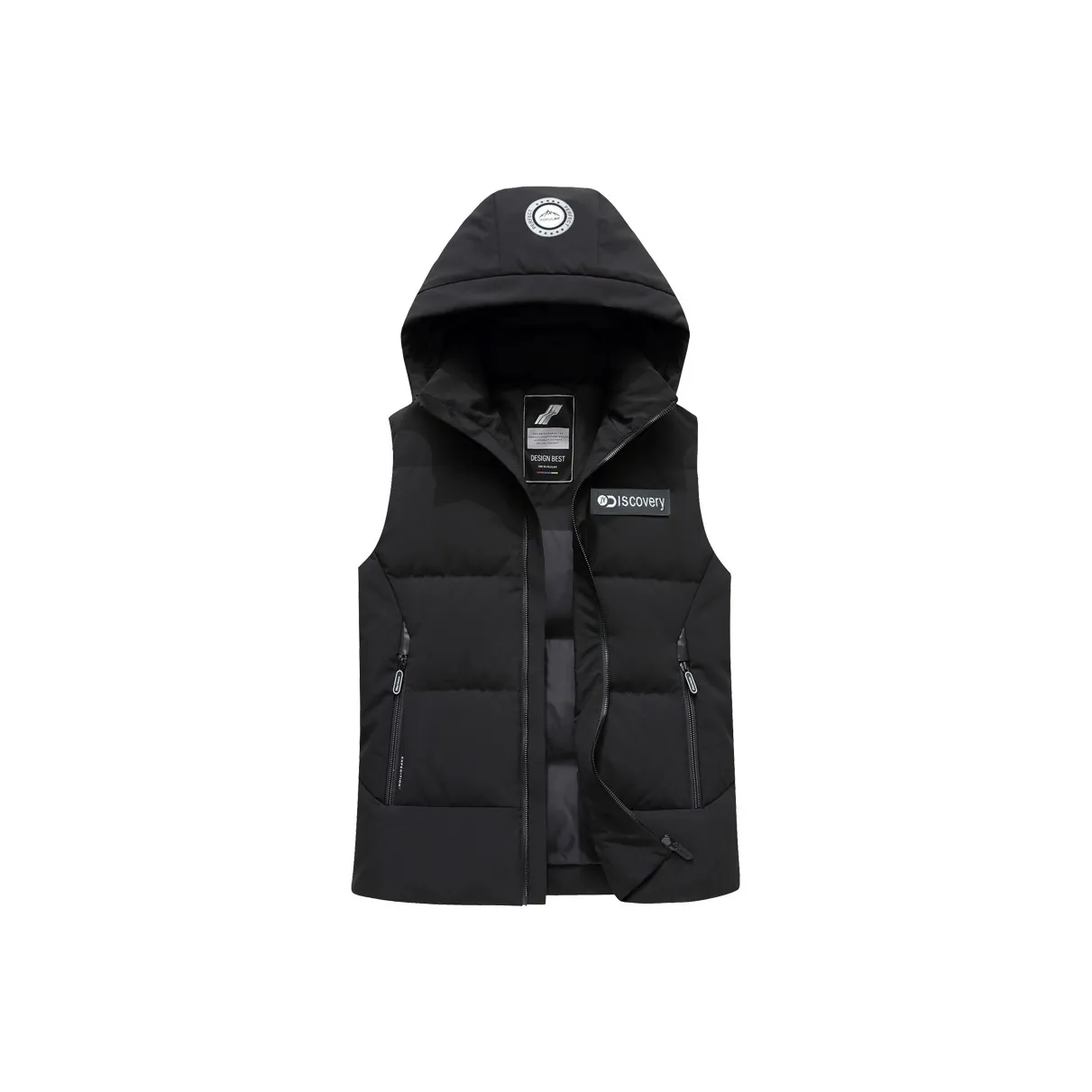 COMBO С капюшоном Универсальный Пуховые жилеты Мужской