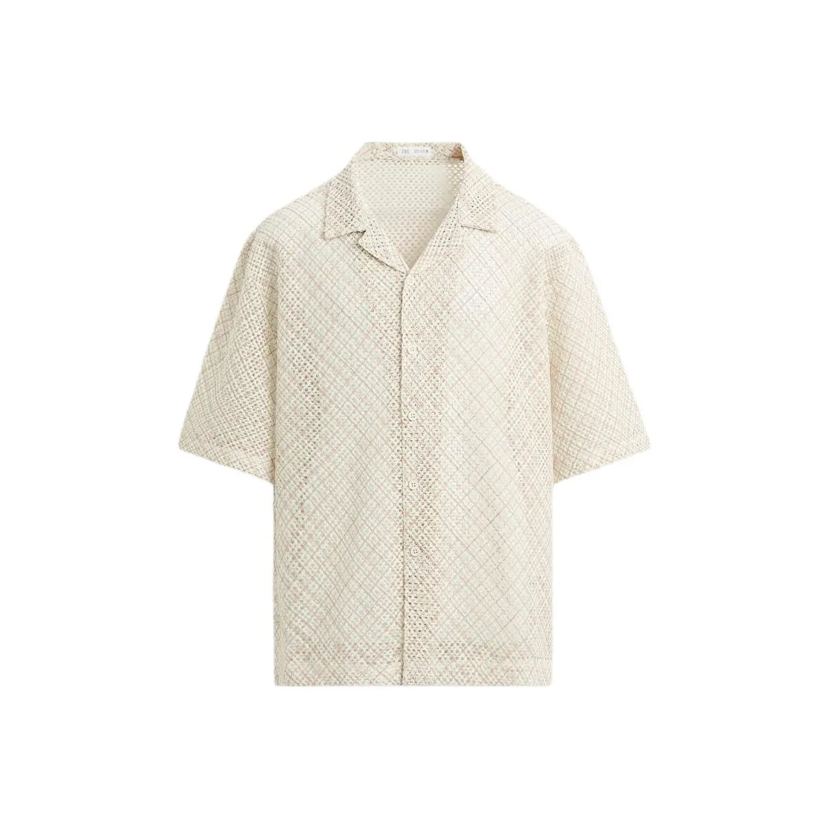 ZARA Light Pink Мужские Рубашки