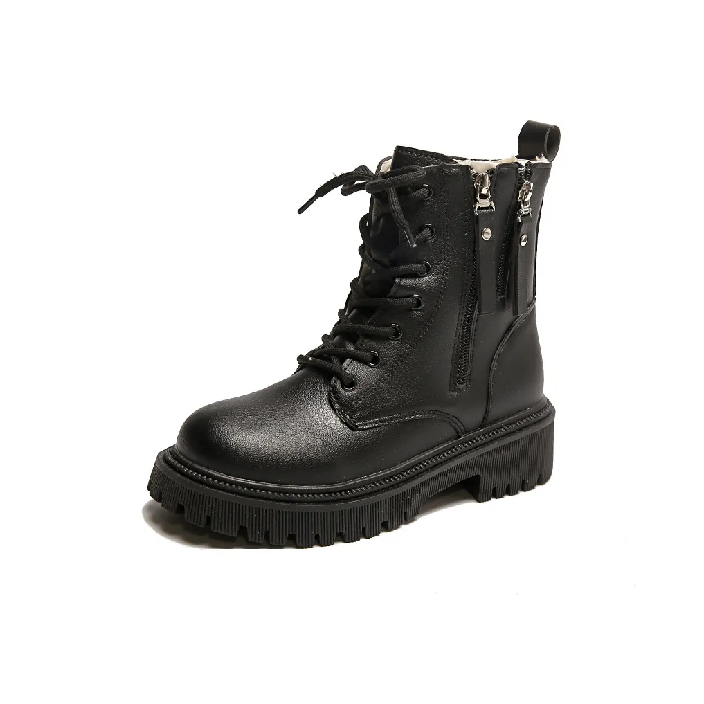 TELENT Короткий Мартин Ботинок 5CM Женские