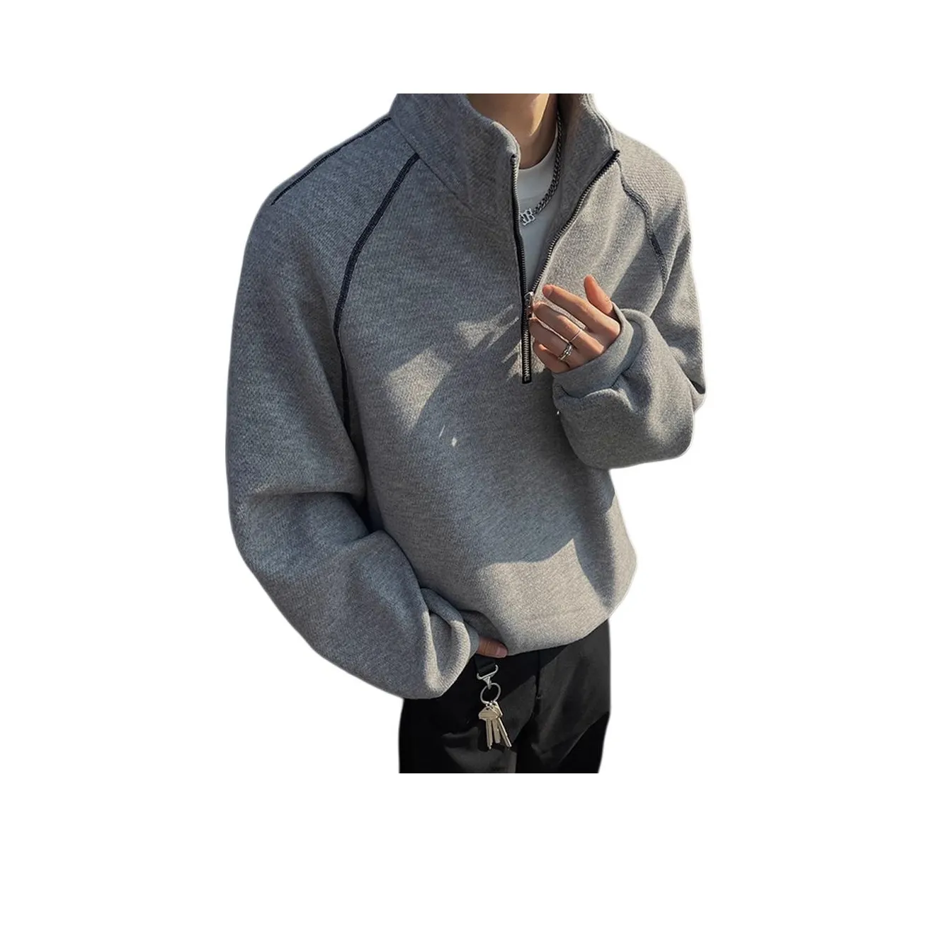 PAINT STAIN Серый Унисекс Свитшоты