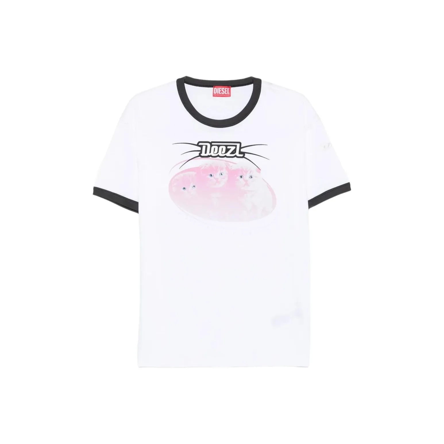 DIESEL Белый Унисекс T-рубашки