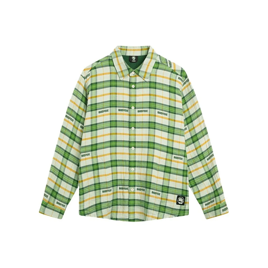 LINING Зеленый Мужские Рубашки