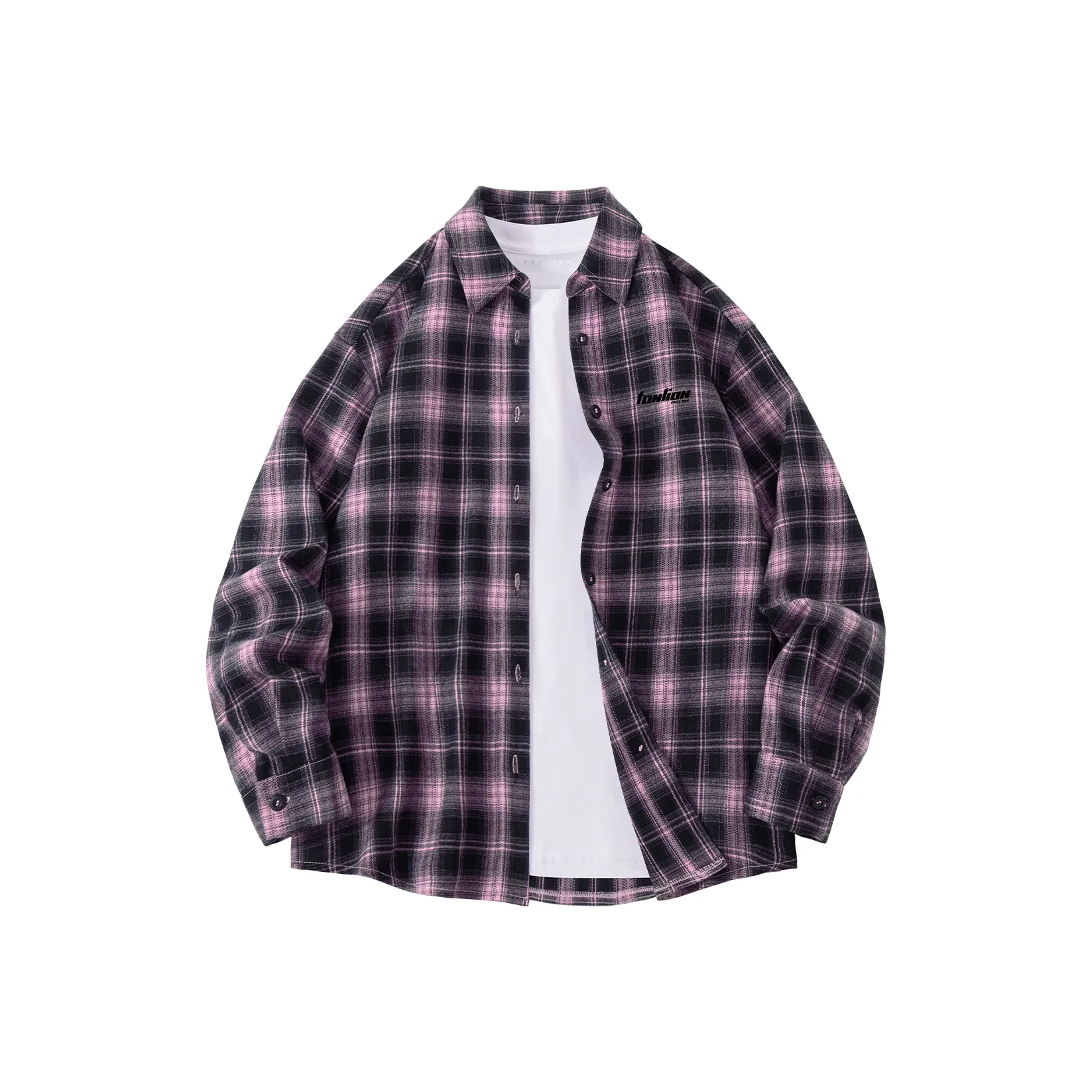 Tonlion Длинный рукав рубашка унисекс