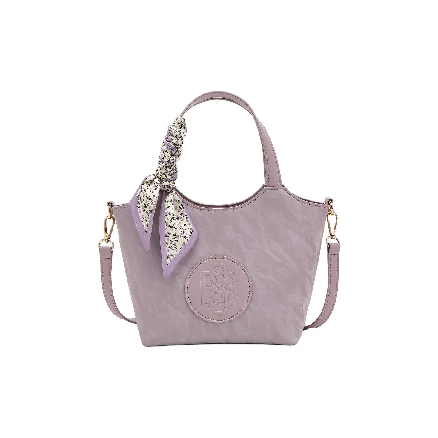 NOMK ПУ (полиуретан) Сумка через плечо Сумка Обычная Женская Фиолетовая Серая