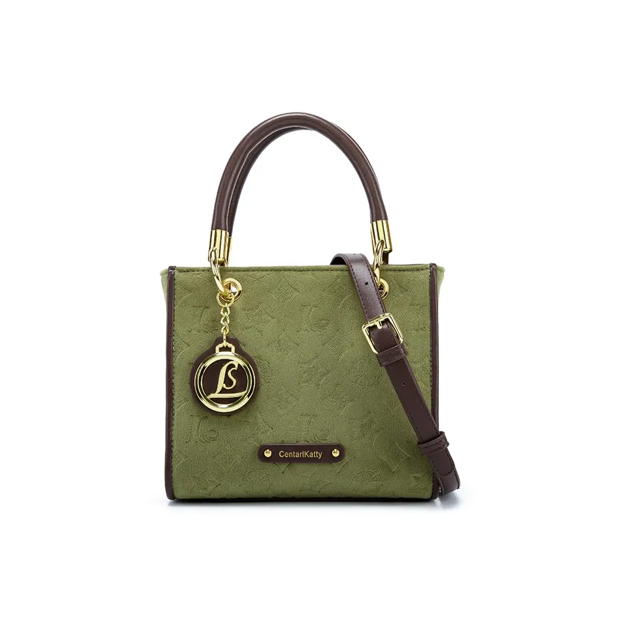 CentarlKatty ПУ (полиуретан) Сумка через плечо Сумка Обычная Женская Тисненая Зеленая