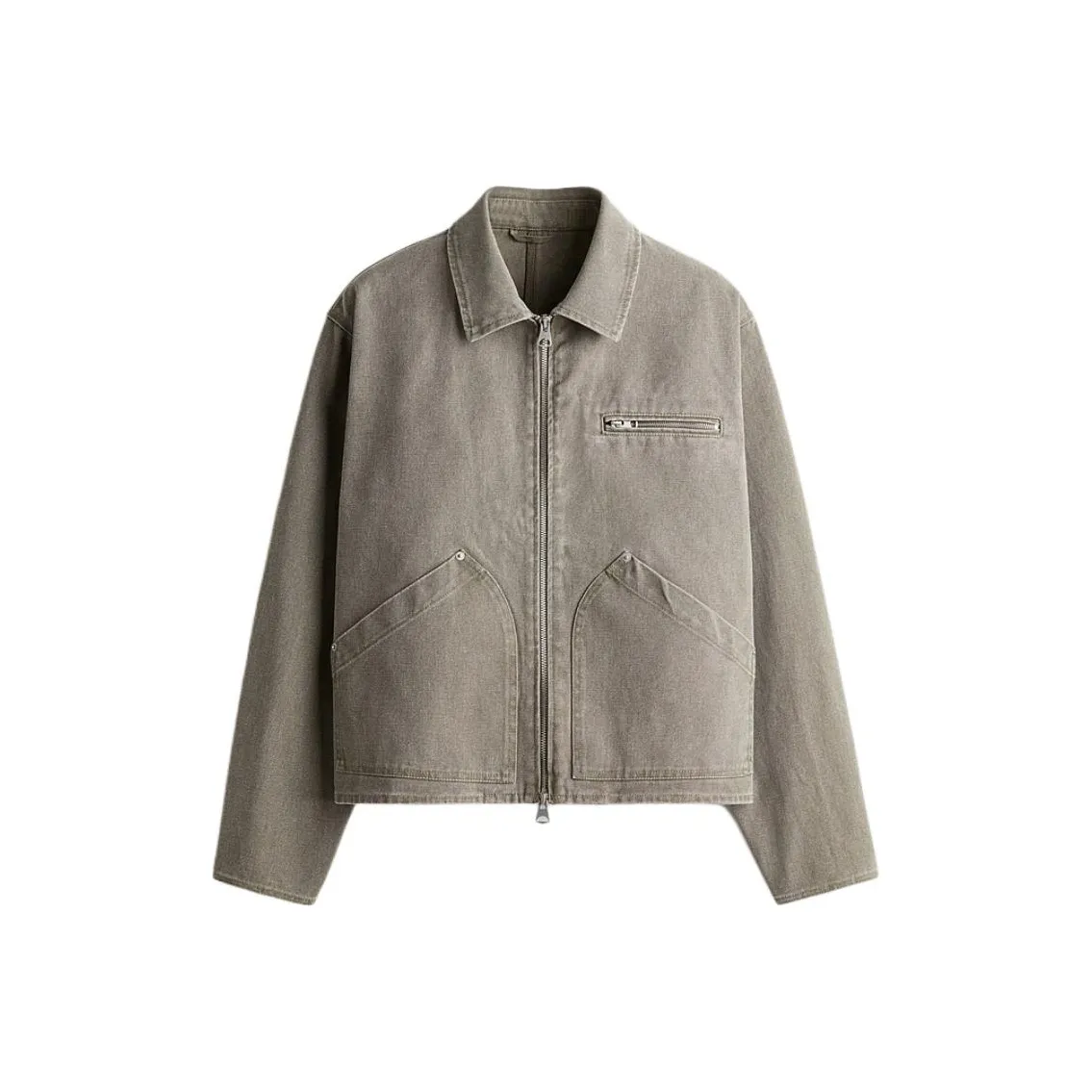 H&M Серый Зеленый Мужские Куртки