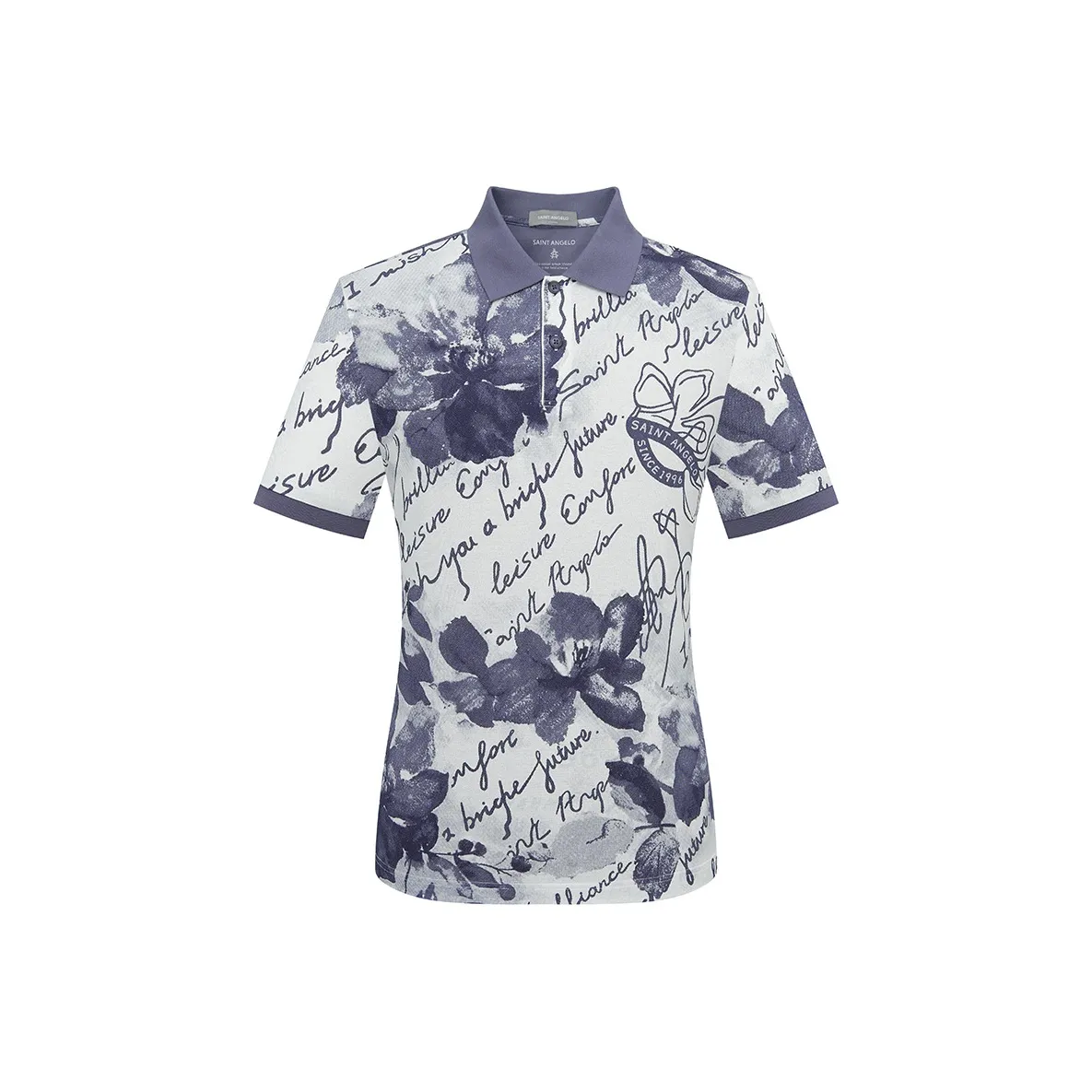 SAINT ANGELO Поло Мужское Таро Фиолетовый