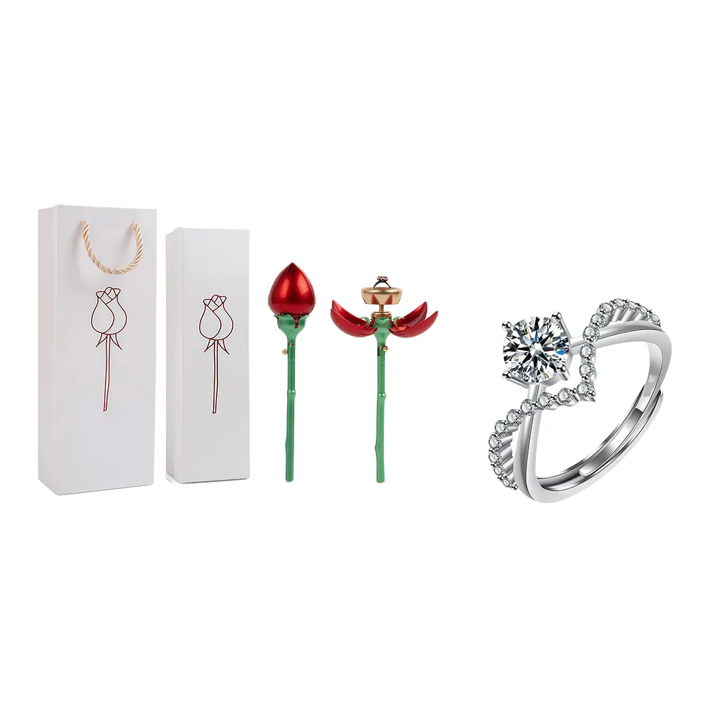 LISA A Розовый Ювелирные украшения Упаковка Хранение Коробка Кольцо Коробка Пуговица Автоматический Открыто 7 Дней Подарок Surprise Шутка Игрушка