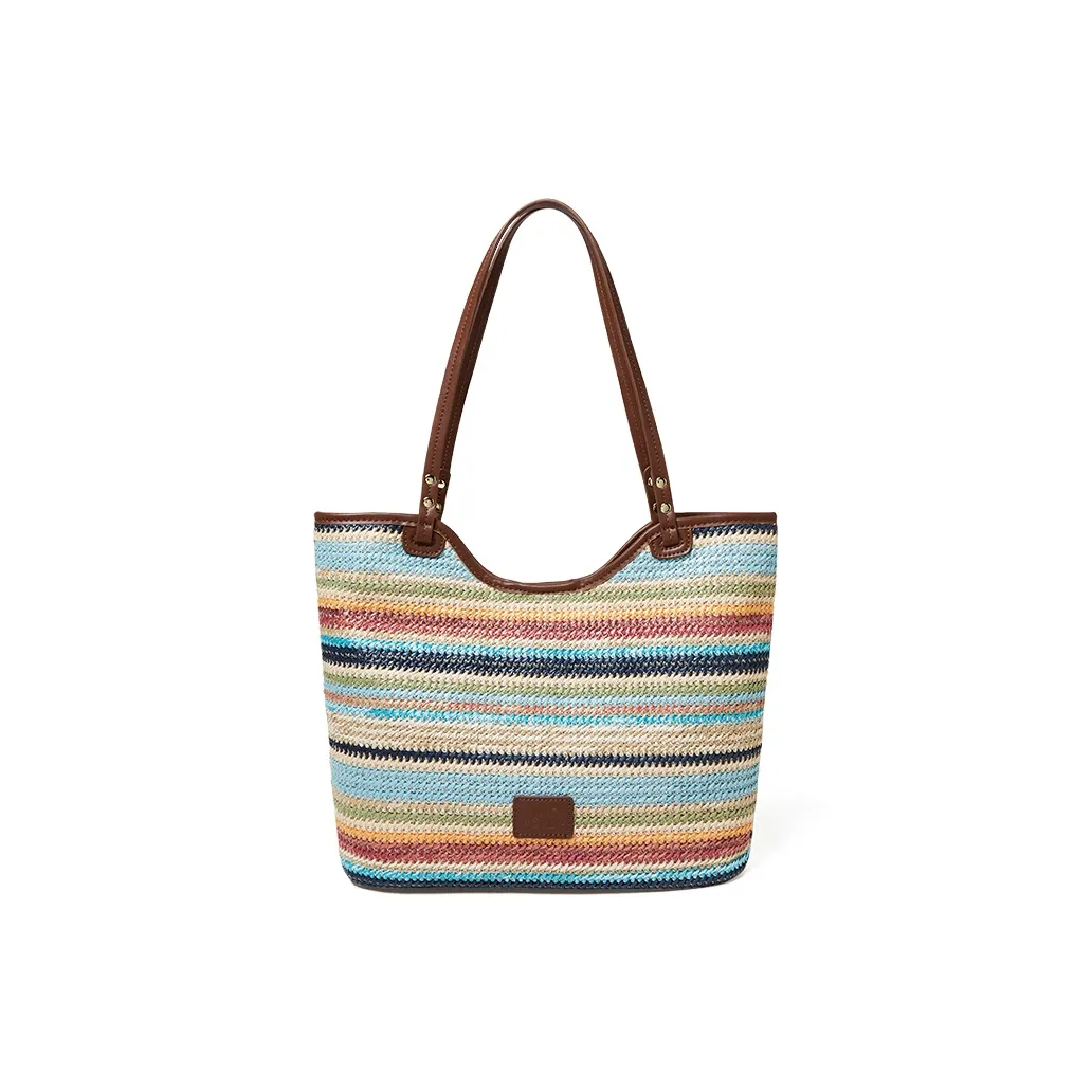 15 MINS Синтетическая кожа Сумка через плечо Большая Женская Радужная