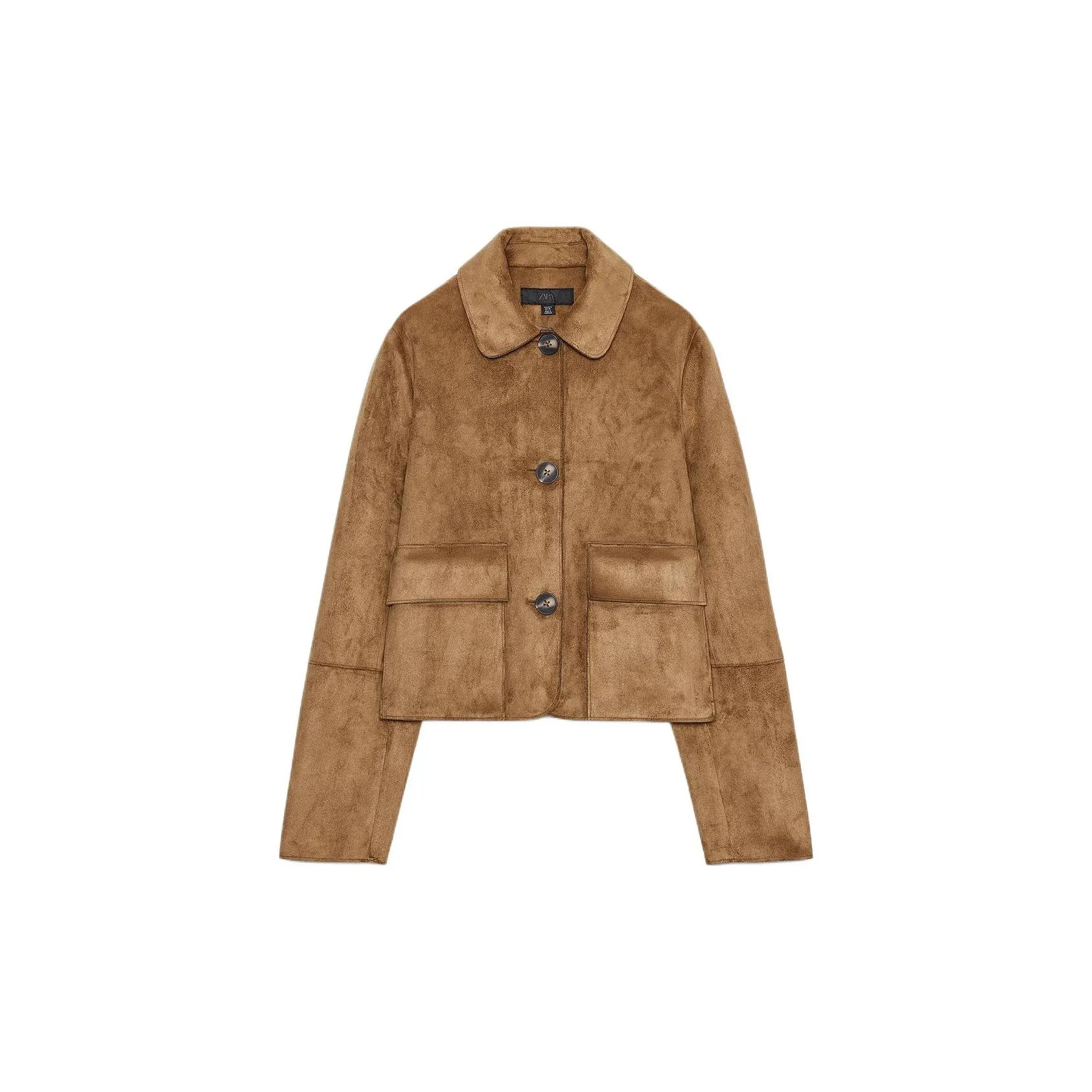 ZARA Коричневые Женские Куртки