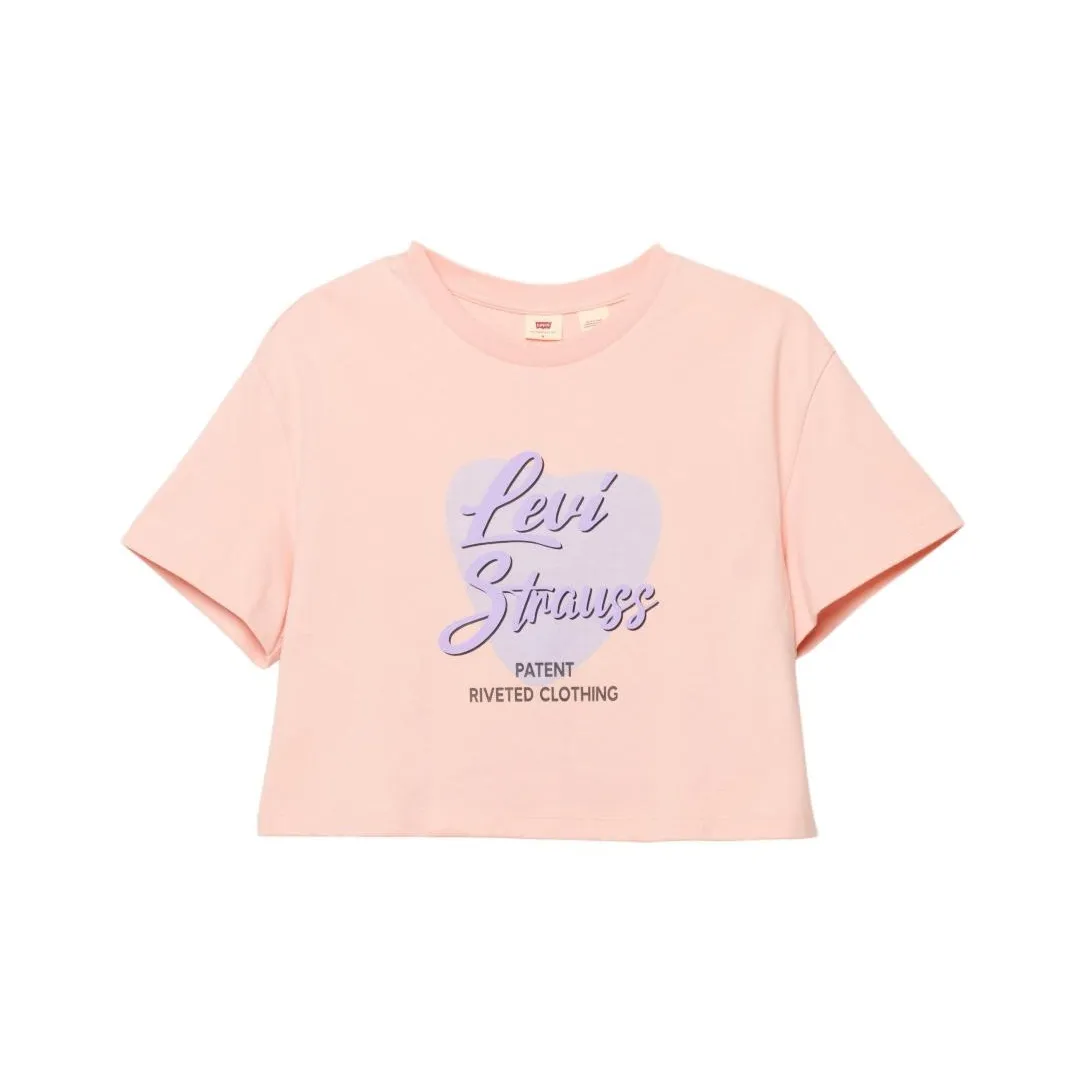 Levis Розовые Женские T-рубашки