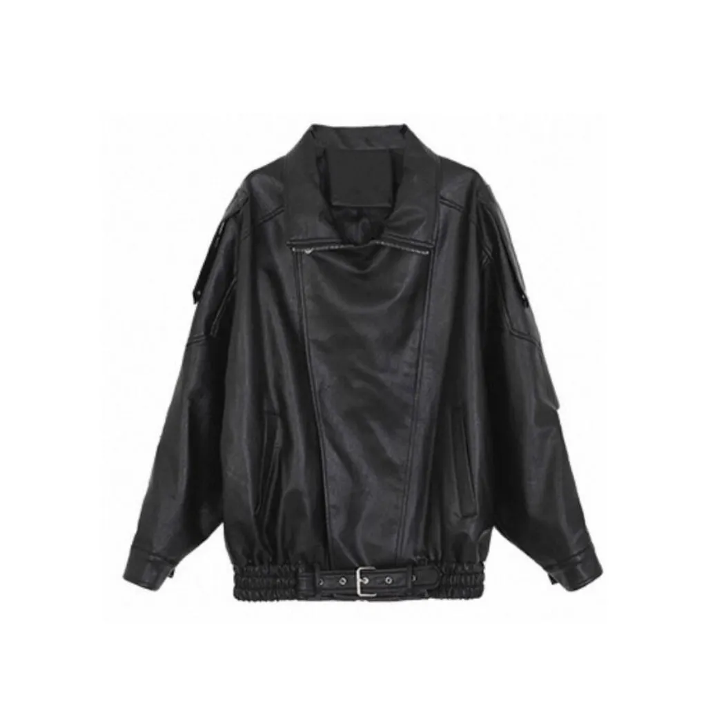 Icicofficial Кожа Куртка Женская